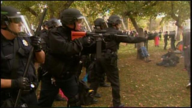 riot-police-using-rubber-bullets-and-mace-at-Occupy-Denver
