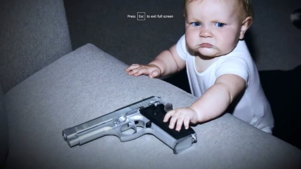 baby grabbing gun copy